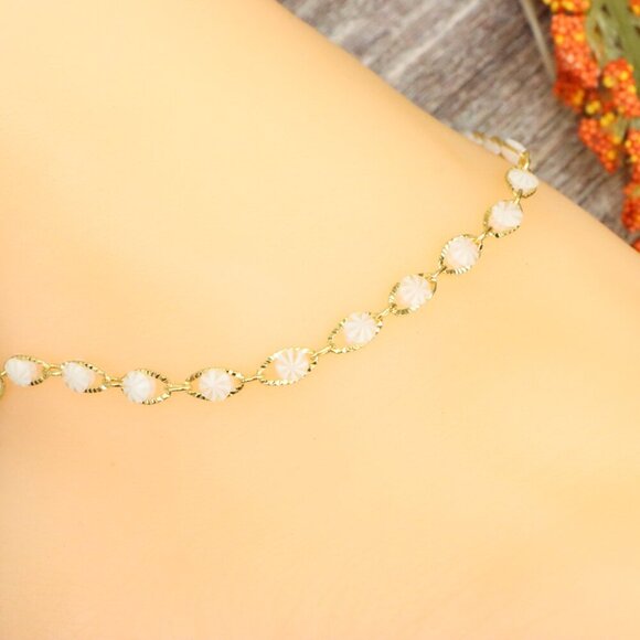 "Elegant Handmade Anklet – Delicate Jewelry for Women, MAR091265 - Picture 1 of 10